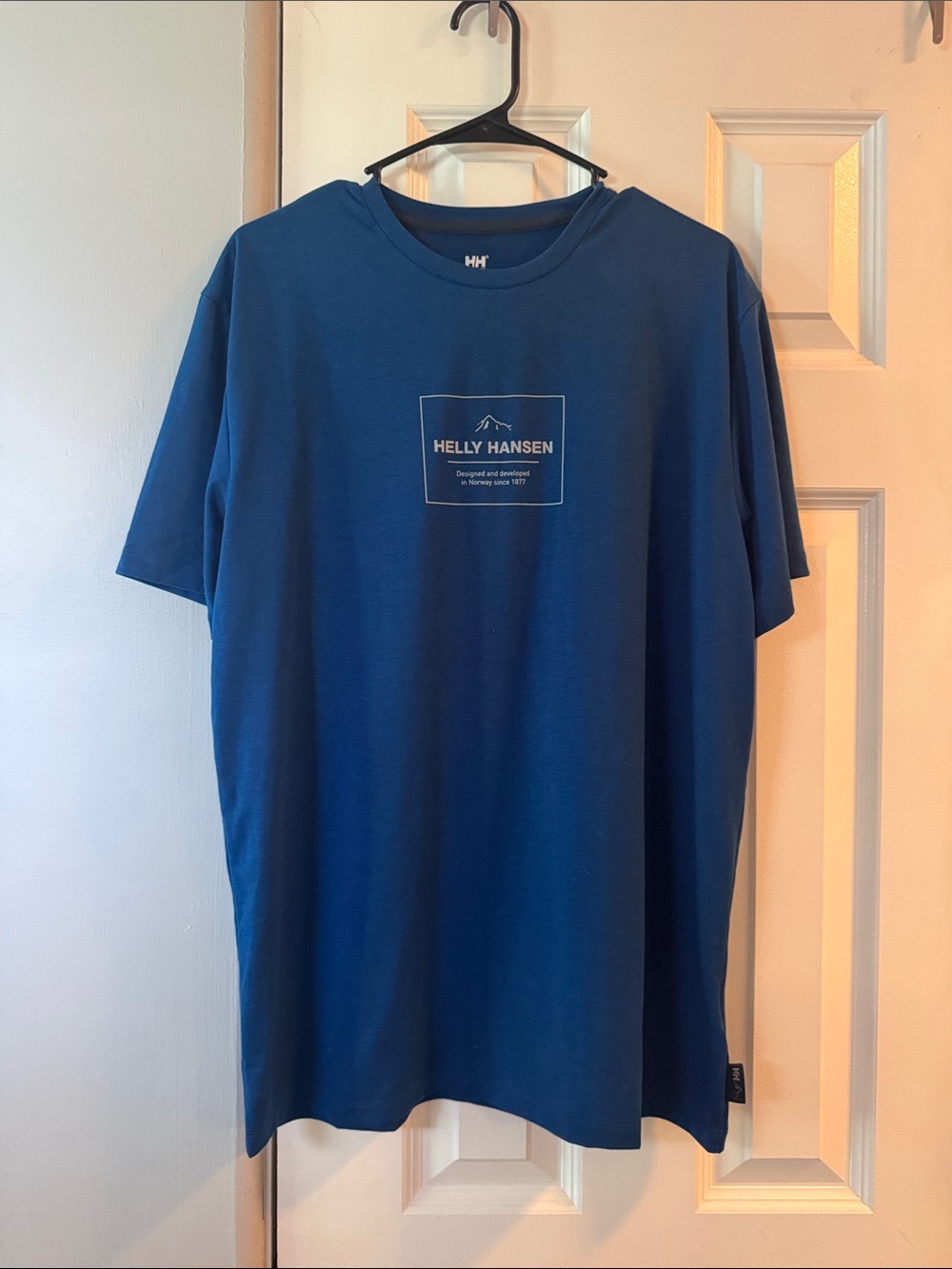 Helly Hansen Navy Blue Logo Short Sleeve T-Shirt